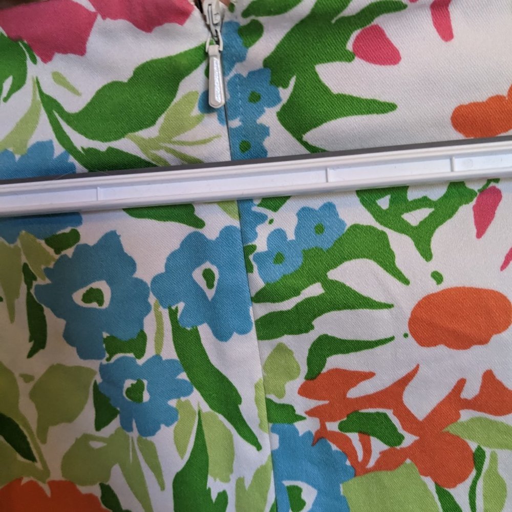 Ralph Lauren BRIGHT FLORAL SKIRT | 8 | EUC | Roses, Daisies, Poppies Galore! Y2K - Picture 4 of 5